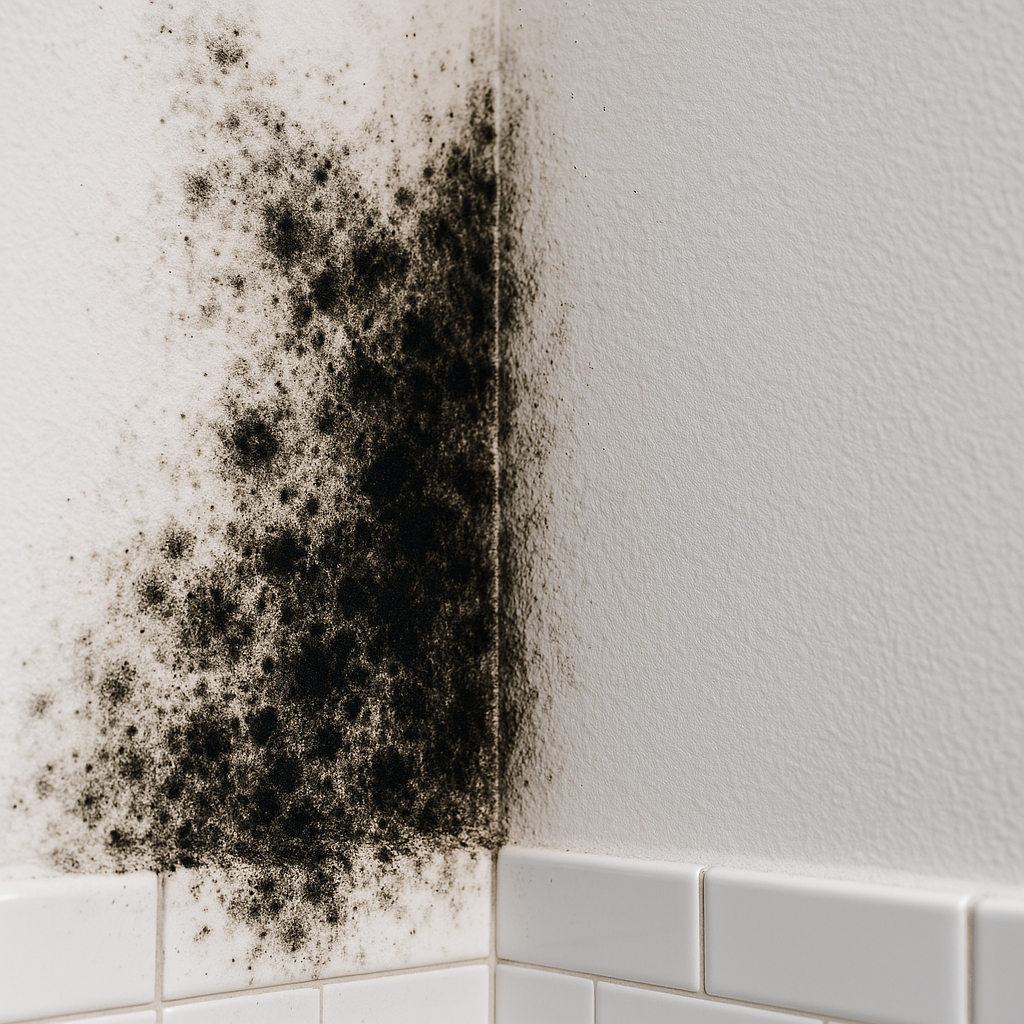 Como eliminar mofo e bolor das paredes - identificação visual de manchas